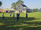 Mini Toernooitje op Sportpark Het Springer met S.K.N.W.K. JO7 en De Jonge Spartaan JO7 (57/174)